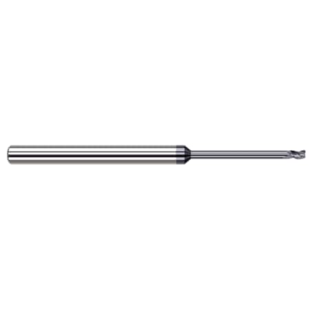 End Mill For Exotic Alloys - Corner Radius, 0.600 Mm, Number Of Flutes: 3